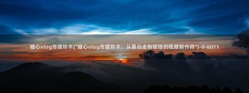av软件糖心vlog