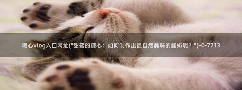 糖心vlog谁最好看
